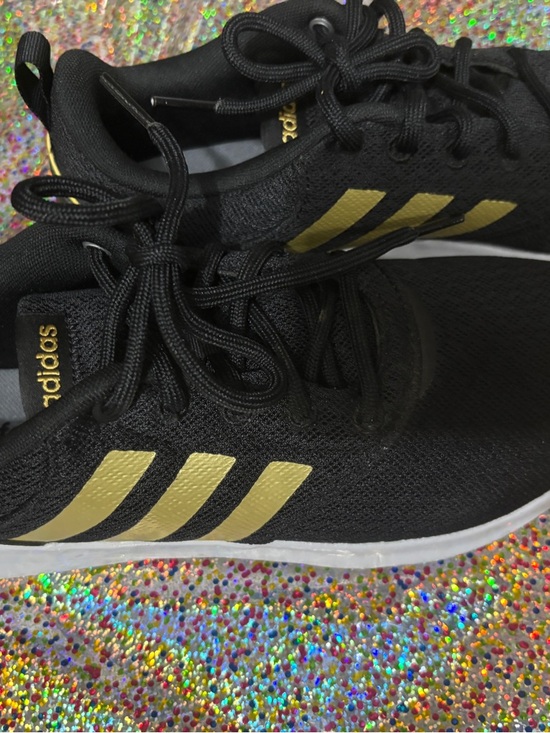 adidas Shoes - adidas Black and Gold Athletic Shoes Women’s 9